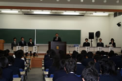 3/2 28期生の同窓会入会式が行われました。